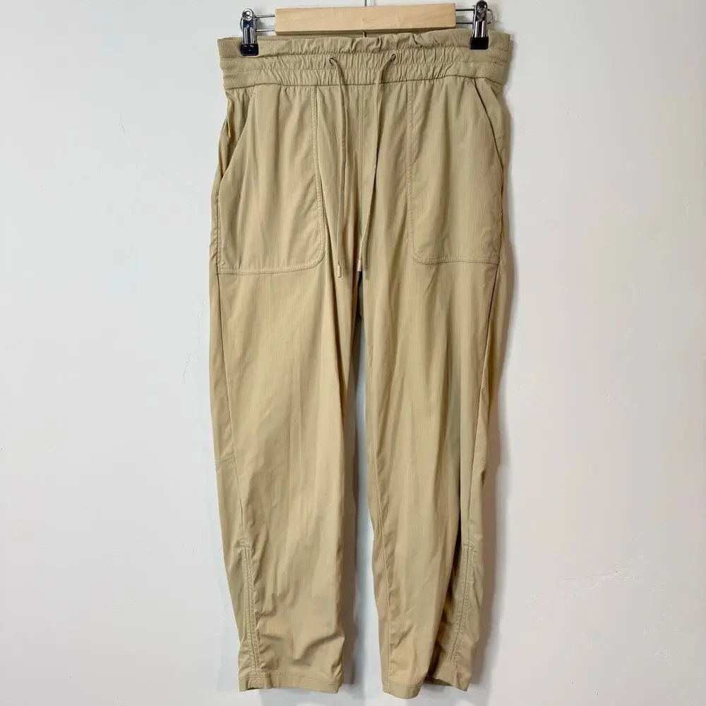 Lululemon Women's Beyond the Studio Crop Pants Trench Tan‎ 6 Swift Athleisure